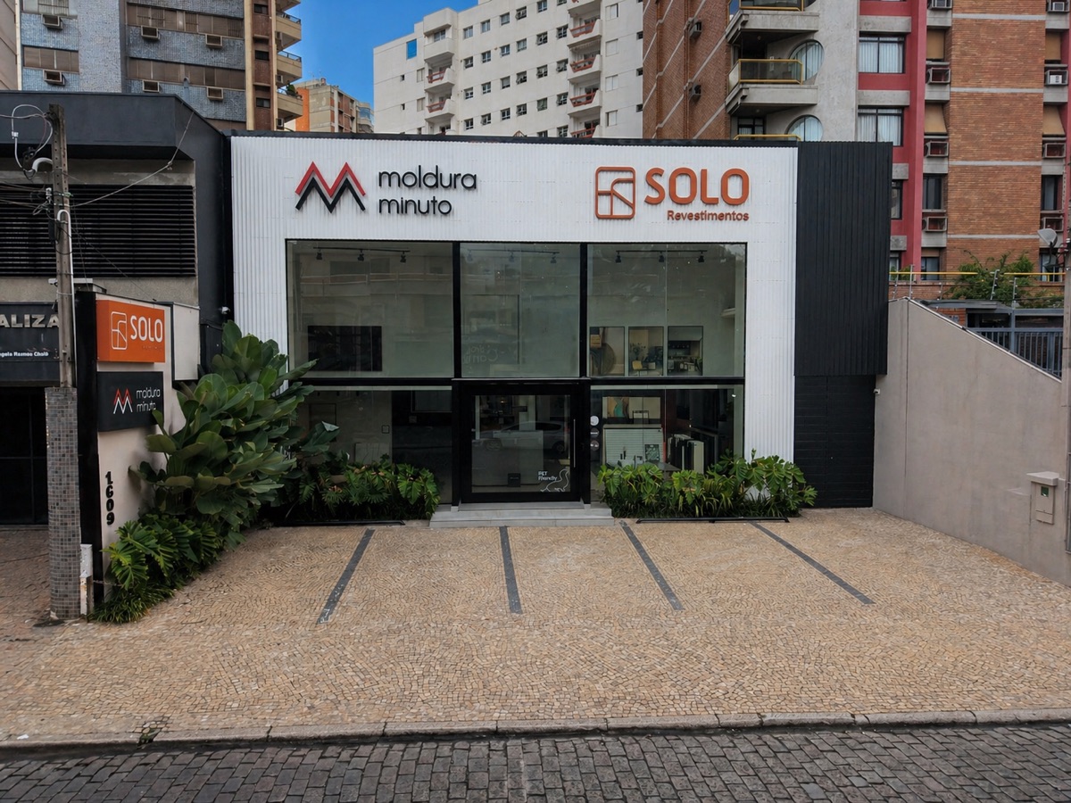 Fachada do Showroom Solo Revestimentos